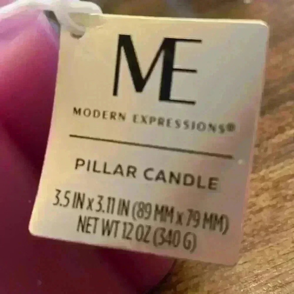 Unscented Pilar Candle NWT - Picture 2 of 4